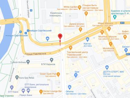 Video Billboard A in Kharkiv Pavlovs'ka pl., 1/3, ekran na fasadi CUM, prajs za translaciu rolika 10 sek, 1 vihid/3 hvilini, z 08:00-22:00, rozrahunok dla insih konfiguracij utocnujte u menedzera - 367146 scheme