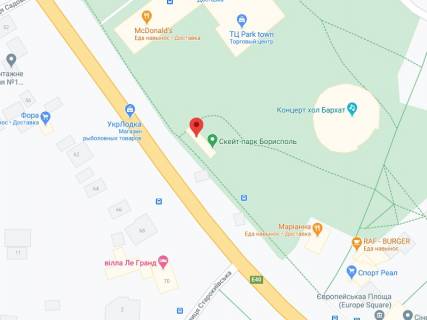 Billboard A in Boryspil Kiivs'kij slah st., 69, apteka "Vitamin", prajs za rolik 10 sek 1 vihid/5 hvilin, z 8:00-22:00. Rozrahunok dla insih parametriv translacii utocnujte u menedzera. scheme