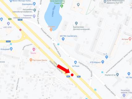 Prismatron, Prism  in Kyiv, 3x6  Kil'ceva doroga - st. Grigorovica-Bars'kogo, rozdil'nik, v napramku Odes'koi pl. - 445350 scheme