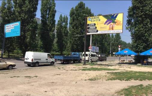 Billboard A in Mykolaiv Ozernaa st., 2v - Kurortna st. Photo 1