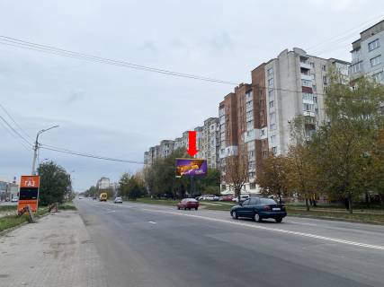 Billboard A in Khmelnitsky, 3x6  Pribuz'ka st., 34, bila AZS Photo 1