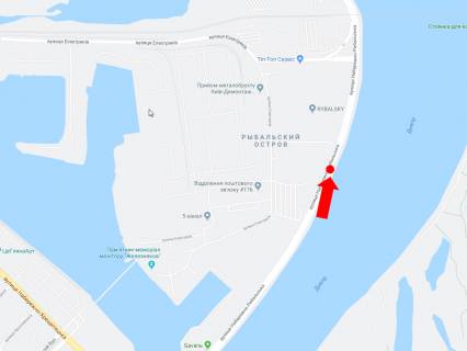 Prismatron, Prism  in Kyiv, 3x6  Naberezno-Ribal's'ka st., 550m do Podil's'ko-Voskresens'kogo mostu, v bik Oboloni - 445445 scheme