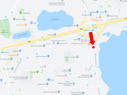 Billboard  in Kyiv, 3x6  Revuc'kogo st. 42-V, st.m. "Harkivs'ka", v storonu st. Visnakovskoi scheme