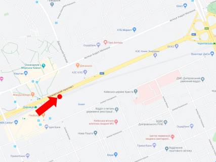 Prismatron, Prism  in Kyiv, 6x3  Brovars'kij av., 400m vid mostu po Budivel'nikiv st., v bik st. m. "Darnica" - 444762 scheme