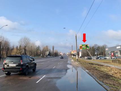 Billboard A in Zhytomyr, 3x6  Kiivs'ke sose, 3, bila Smokivs'kogo parku, v centr Photo 1
