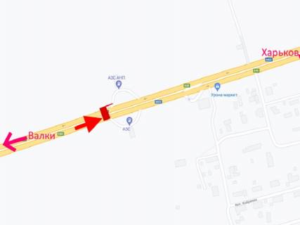 Billboard B in , 3x6  Траса Київ - Харків - с. Травневе, АЗС "ANP", у бік м. Харків scheme