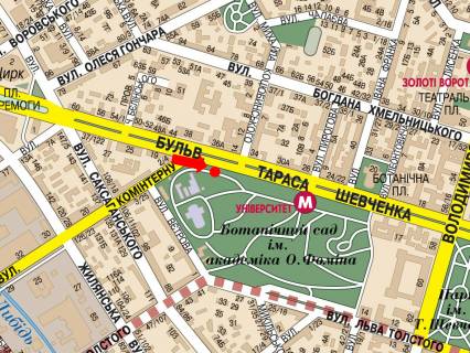 Scrolller, Scroll A in Kyiv, 1.8x1.2  Sevcenka bst., 36, bila Botanicnogo sadu, v storonu Hresatik st. - 470098 scheme