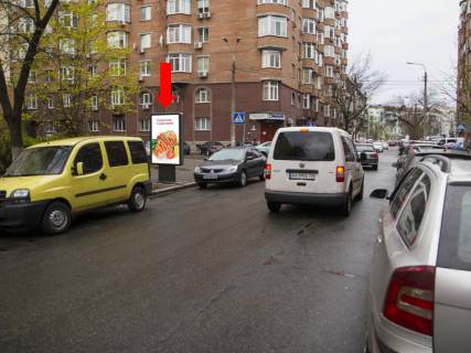 Citylight B in Kyiv, 1.8x1.2  Volos'ka st., 47 - st. Vvedens'ka, bila Polikliniki Podil's'kogo r-nu, do st. m. "Tarasa Sevcenka" Photo 1
