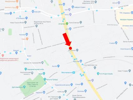 Video Billboard A in Kyiv, 6x3  Автозаводська вул., 7, в центр, на світлофорі, роздільник - 583834 scheme