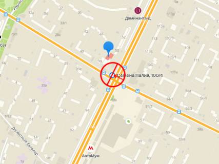 Billboard + in Odessa, 3x12  Заболотного вул. - Палія вул. (колиш. Дніпропетровська дорога), 100/4 scheme