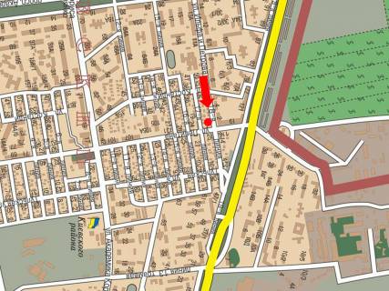 Billboard A in Odessa, 3x6  Il'fa ta Petrova st. / Levitana st., 147, v bik supermarketu <<Kopijka>> (flazok) scheme