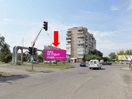 Billboard B in Uzhgorod, 3x6  Zan'kovec'koi st. / Grusevs'kogo st., v bik Legoc'kogo st. Photo 1