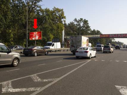 Billboard B in Kyiv, 3x6  Berestejs'kij av. - st. Zv'azkivciv, povorot na ZK "Cajka", v centr Photo 1