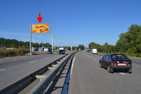 Billboard B in , 3x6  Траса Київ - Харків - Довжанський - с. Рай-Єленівка, АЗС "WOG", у бік Люботина Photo 1