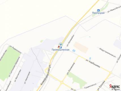 Billboard A in Lutsk, 3х6  Kivercivs'ka_optova baza_UA Bruk_promzona_vid centru scheme