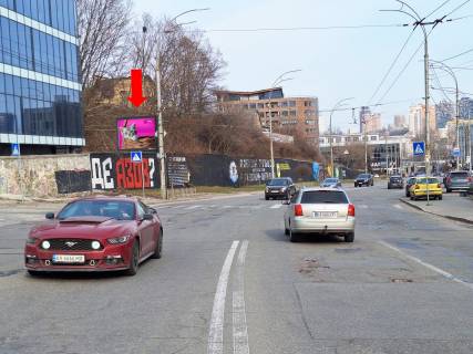 Backlight B in Kyiv, 2.3x3.14  Protasov Ar st. / per. Dokucaevs'kij, v storonu centru Photo 1