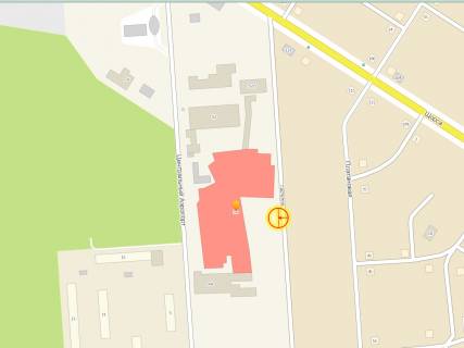 Billboard + in Odessa, 3x6  Гастелло вул., Аеропортовський супермаркет scheme