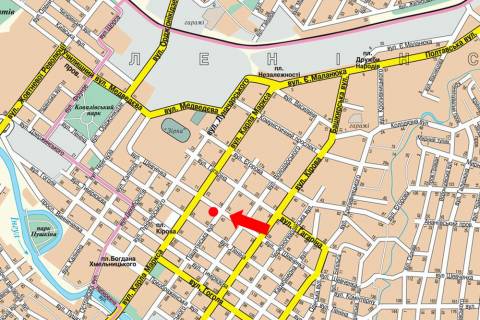 Citylight B in Kropyvnytskyi (Kirovograd), 1.8x1.2  Sevcenka st., 40 scheme