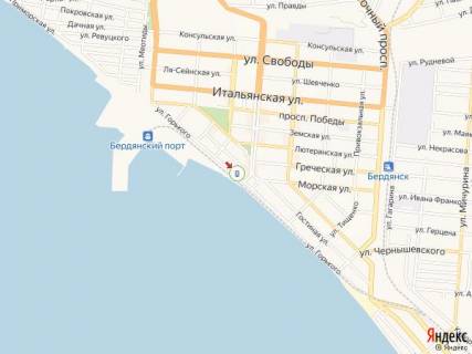 Citylight A in Berdyansk Gor'kogo st., 39, naprotiv scheme