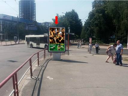 Citylight A in Kropyvnytskyi (Kirovograd), 1.8x1.2  V. Perspektivna st. (kol. Marksa st.) / Vasilivs'kij av. Photo 1