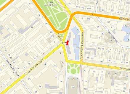 Billboard  in Odessa, 3x6  Staroportofrankivs'ka st., 40/42, v centr, na fasadi, livij scheme