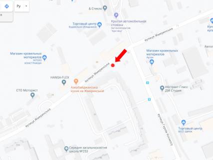 Billboard B in Kyiv, 3x6  Zmerins'ka st., 26 - st. Geroiv Kosmosu, v storonu Kil'cevoi dorogi scheme