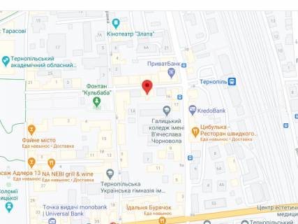 Billboard A in Ternopil Cornovola st., 12, apteka "Med Servis", NoL007, prajs za rolik 10 sek 1 vihid/5 hvilin, z 8:00-22:00. Rozrahunok dla insih parametriv translacii utocnujte u menedzera. scheme