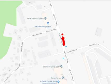 Billboard  in Kyiv, 3x6  Nauki pr, 52 - st. Raketna, v storonu Demiivs'koi pl. scheme