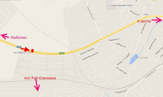 Billboard A in , 3x6  Траса Київ - Харків - Довжанський - с. Рай-Єленівка, АЗС "WOG", у бік м. Харків scheme