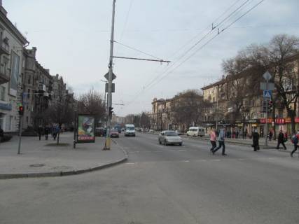 Billboard B in Zaporizhzhya, 1.8x1.2  Sobornij av. (kolis. Lenina av.) - Miru st. Photo 1