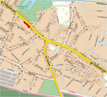 Billboard  in Boryspil, 3x6  Kiivs'kij Slah st., zupinka "Komsomol's'ke ozero", v bik m. Harkiv scheme