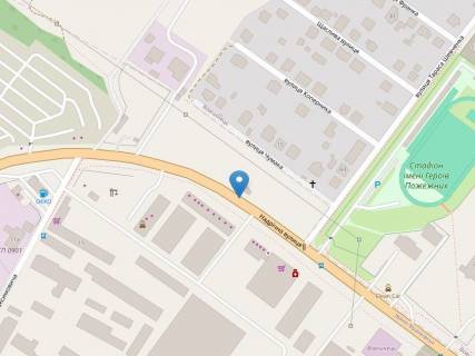 Billboard B in Ivano-Frankivsk, 3x6  Nadricna st., u bik TC "Bizon" scheme