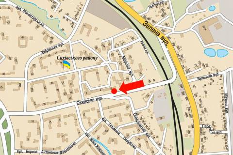 Backlight A in Lviv, 2.3x3.14  Сихівська вул., 2 scheme