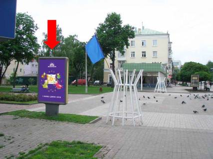 Citylight B in Sumi, 1.8x1.2  Soborna st., skver im. Sevcenka Photo 1