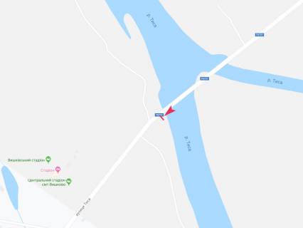 Billboard B in Bushtino, 3x6  смт Буштино, виїзд scheme