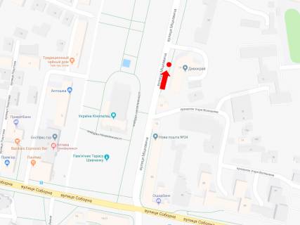 Citylight  in Rivne, 1.8x1.2  Mickevica st., 14 / Nezaleznosti pl., zupinka "Perinatal'nij centr", bila kinoteatru "Ukraina", v bik Miru av., A1 scheme