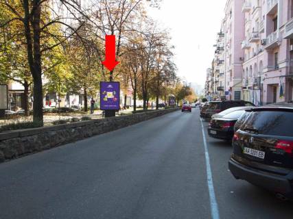 Citylight A in Kyiv, 1.8x1.2  Antonovica st. (kolis. Gor'kogo st.), 4/6, v storonu st. Saksagans'kogo Photo 1