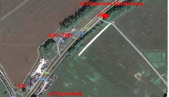 Billboard B in Route, 3x6  Траса Тернопіль-Кременець, (2), в місто scheme