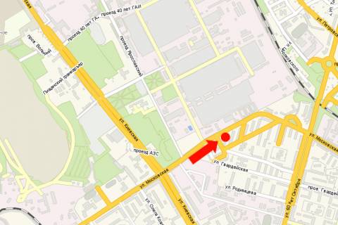 Billboard A in Kremenchuk, 3x6  Pugacova st., 29, bila CTO scheme