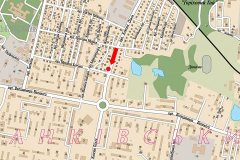 Prismatron, Prism  in Lviv, 3x6  Knagini Ol'gi st., 51 / Bojcuka st., bila zupinki, v bik Volodimira Velikogo st., TC "L'viv", supermarketu "Fokstrot", "McDonald''s" - 447244 scheme