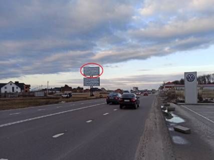 Billboard B in Rovanci, 3x6  с. Рованці, Об'їзна вул. - Будівельна вул., 84, навпроти, в сторону м. Луцьк, верхній Photo 1