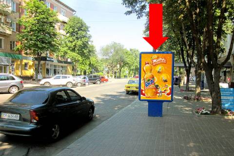 Citylight  in Cherkasy, 1.8x1.2  Hresatik st., bila Ukrsocbanku, z boku TRC "Hresatik-siti" Photo 1