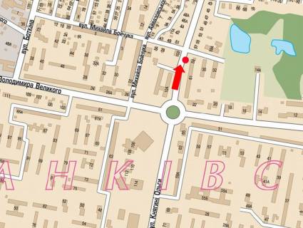 Prismatron, Prism  in Lviv, 3x6  Knagini Ol'gi st., 59 / Bojcuka st., v centr - 447261 scheme