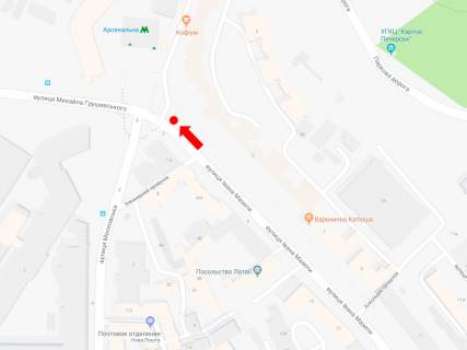 Scrolller, Scroll  in Kyiv, 1.8x1.2  Mazepi st., 3, st. m. "Arsenal'na", v storonu st. Grusevs'kogo - 445578 scheme