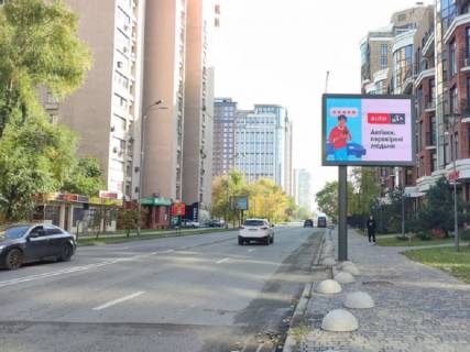 Video Billboard A in Kyiv Malevica st. (kolis. Bozenka), 48 - Laboratorna st., za svitloforom, prajs za translaciu rolika 10 sek 1vihid/90 sek, z 0:00 do 23:59 - 384222 Photo 1