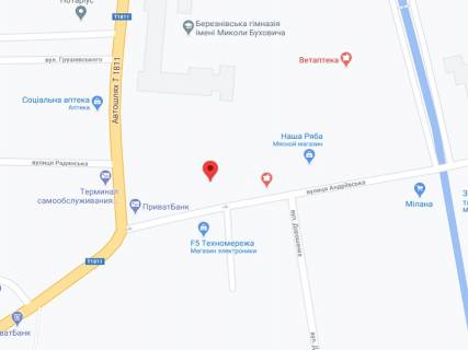 Video Billboard A in Baranivka Andriivs'ka st., 46a, apteka "Volin'farm", prajs za rolik 10 sek 1 vihid/5 hvilin, na dvostoronn'omu ekrani, vid 144 vihodiv na den'. Rozrahunok dla insih parametriv translacii utocnujte u menedzera. - 387826 scheme