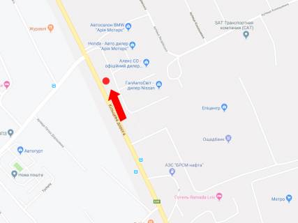 Billboard  in Lviv, 3x6  Kil'ceva doroga, s. Zimna Voda, bila supermarketiv "Epicentr", "METRO", z centru scheme