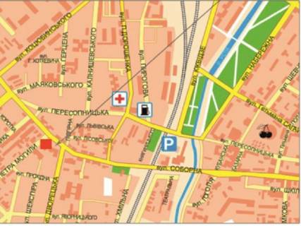 Video Billboard  in Rivne, 3x6  Soborna st., 195, prajs za rolik 10 sek 1 vihid / 3 hvilini, z 8:00-22:00: 00. Rozrahunok dla insih parametriv utocnujte u menedzera. - 416518 scheme