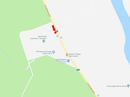 Billboard A in Koncha-Zaspa, 3x6  Stolicne sose, zupinka "Konca-Zaspa", v Kiiv scheme