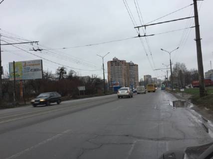 Billboard B in Bila Tserkva, 3x6  Levanevs'kogo st. - Kagarlic'ka st., v'izd v misto Photo 1